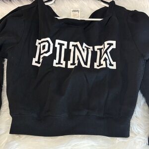 Black PINK off shoulder sweater Shirt